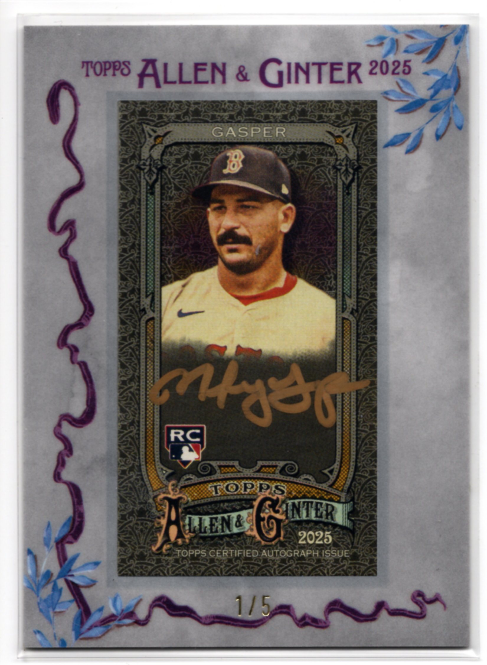 2025 Topps Allen & Ginter Mickey Gasper Numbered Parallel #MA-MG
