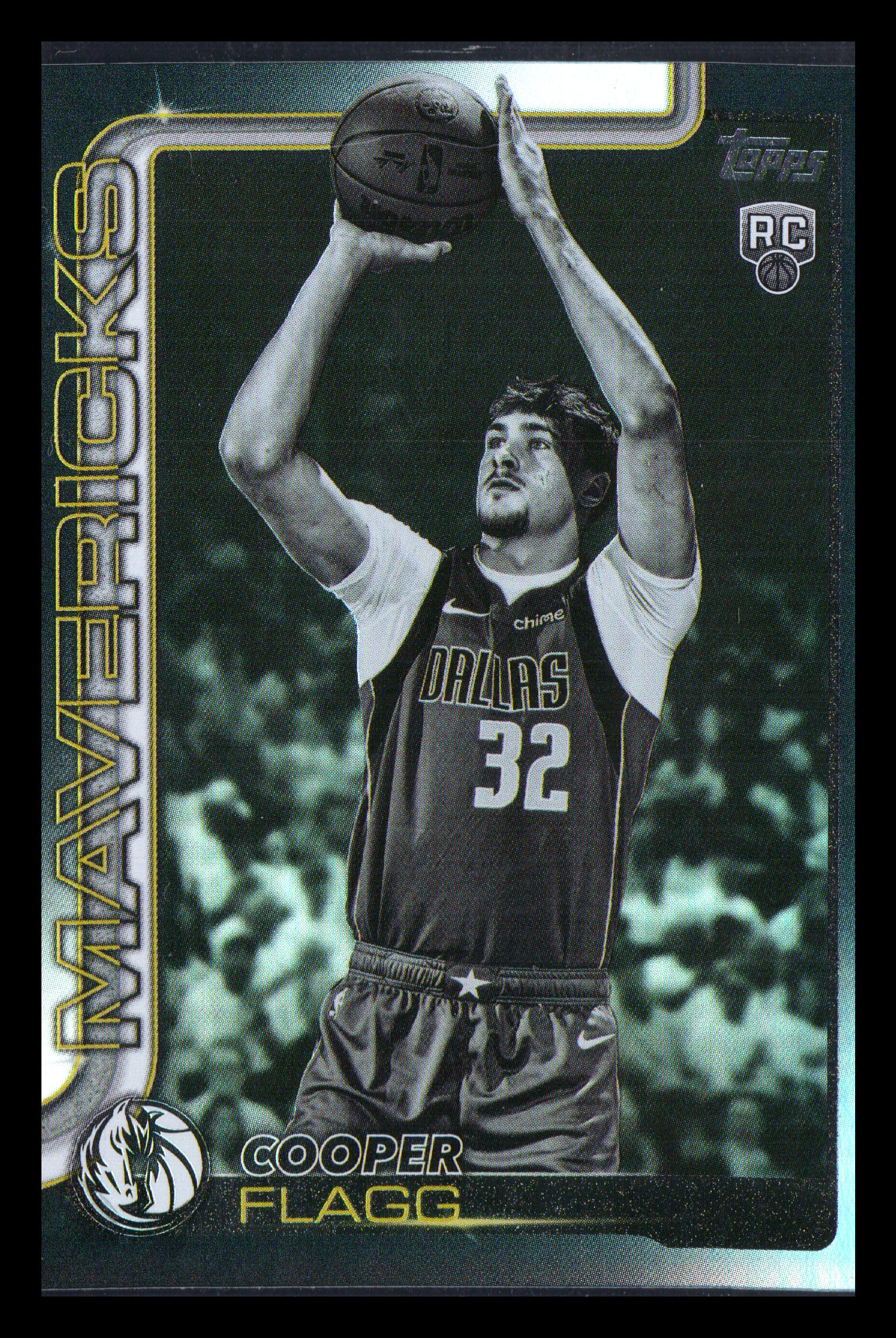 2025-26 Topps #201 Cooper Flagg Blackout